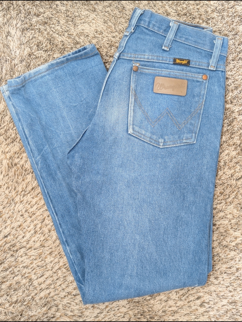 Wrangler Light Blue Denim Jeans  30x32 Men's 13awz Cowboy Cut A001 5 Pocket